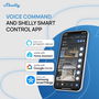 Panel de control Shelly WALL DISPLAY X2(BL)+BLUHT(BLK)