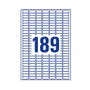 AVERY Zweckform L7658-25 Etiquetas blancas 25,4 x 10,0 mm