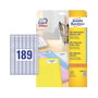 AVERY Zweckform L7658-25 Etiquetas blancas 25,4 x 10,0 mm
