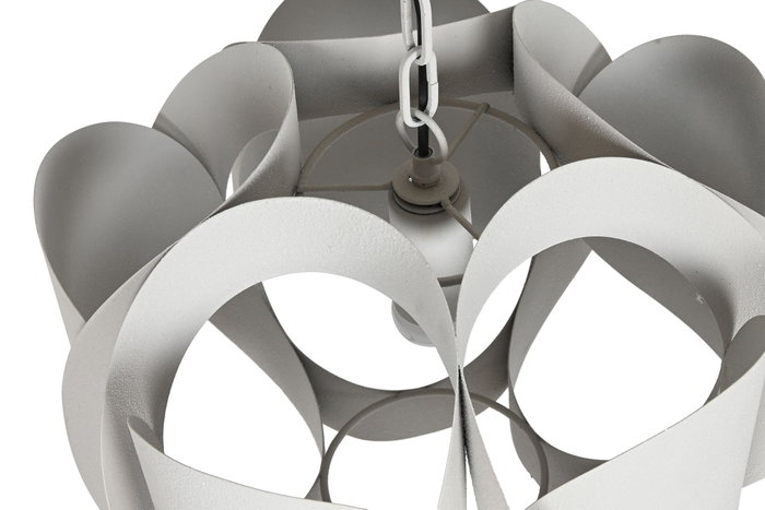 DKD Home Decor Lámpara de Techo Metal Rugoso Beige 42x42x36 cm DKD Home Decor Lámpara de Techo Metal Rugoso Beige 42x42x36 cm