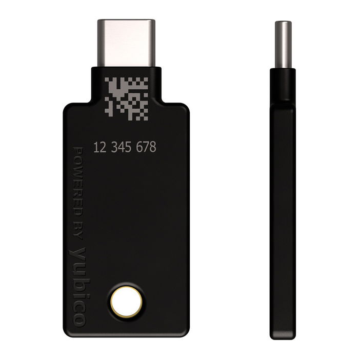 Yubico YubiKey 5C NFC USB-C Seguridad Llave NFC Negro