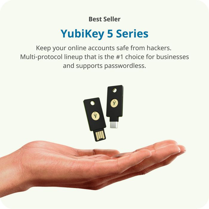 Yubico YubiKey 5C NFC Llave de Seguridad para Autenticación Fuerte y Protección contra Phishing