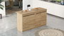 Hanah Home Mesa de Cocina OR1-S Roble Melamina 160x90x60 cm