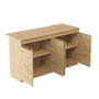 Hanah Home Mesa de Cocina OR1-S Roble Melamina 160x90x60 cm