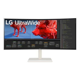 LG 38BR85QC-W Monitor 38" UltraWide Quad HD+ 3840x1600 Nano IPS 1ms 144Hz con USB-C y KVM Blanco