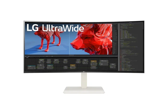LG 38BR85QC-W Monitor Curvo UltraWide 38 Pulgadas Blanco