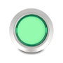 DeLOCK 22048 Interruptor Pulsador 22mm Plástico LED Verde para Montaje en Panel IP60