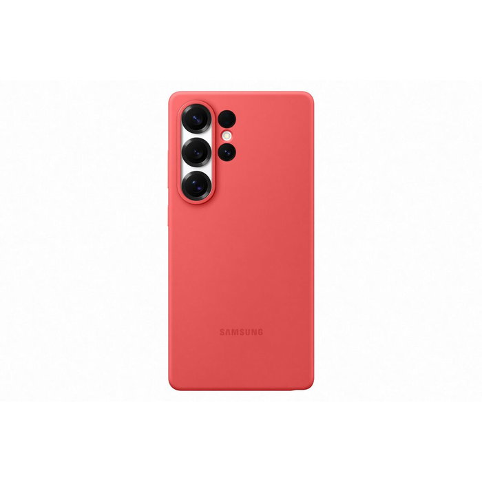Samsung Samsung Silicone Case para Galaxy S25 Ultra - Rojo Samsung Samsung Silicone Case para Galaxy S25 Ultra - Rojo