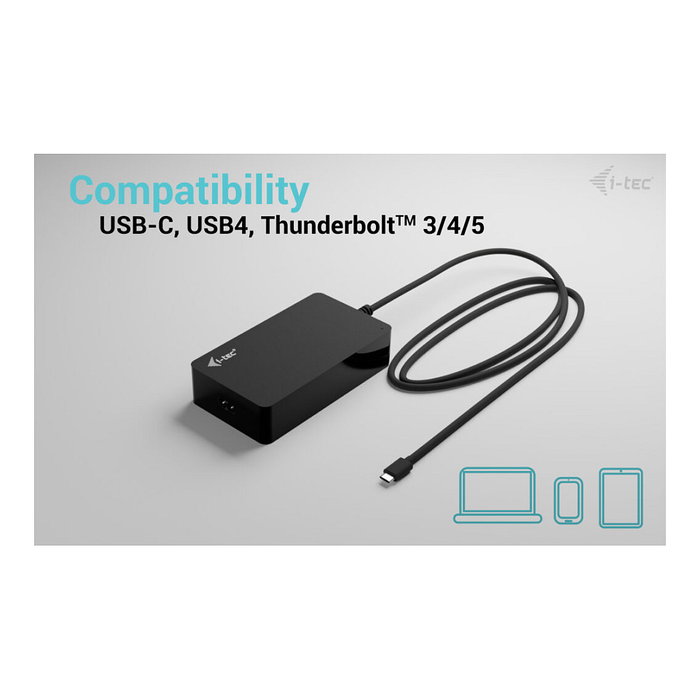 I-tec Cargador USB-C PD 3.1 140W, Puerto USB-C 100W, Voltajes 5V/9V/12V/15V/20V/28V