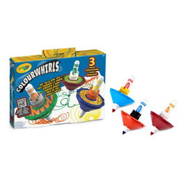 CRAYOLA Pack de 3 Pinta Peonzas Surtidas Colorwhirls