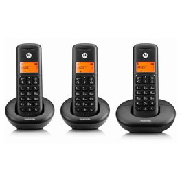Motorola TRIO Teléfono DECT Inalámbrico Negro