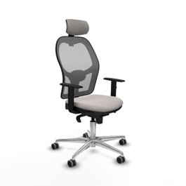 PIQUERAS Y CRESPO Silla de oficina Jorquera Blanco y Gris