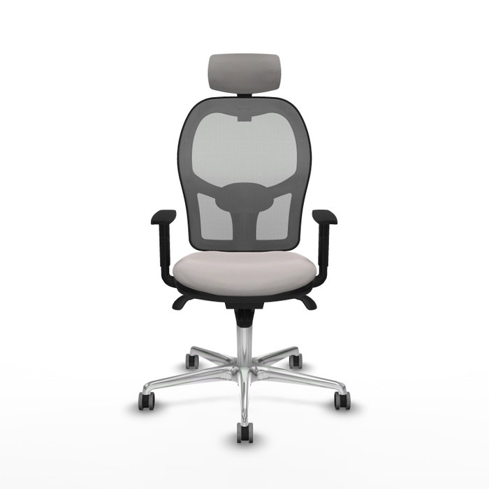 PIQUERAS Y CRESPO Silla de oficina Jorquera Blanco y Gris
