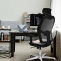 PIQUERAS Y CRESPO Silla de oficina Jorquera Blanco y Gris