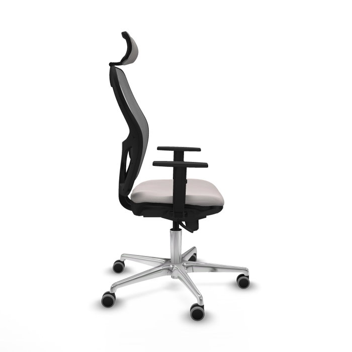 PIQUERAS Y CRESPO Silla de oficina Jorquera Blanco y Gris
