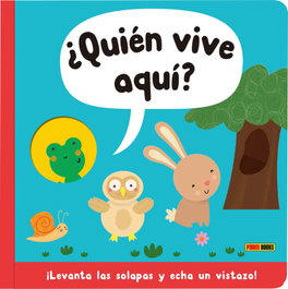 PANINI FONDO, LIBRO SOLAPAS QUIEN VIVE AQUI