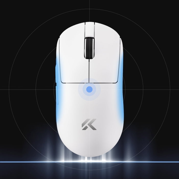 Mchose HW-A7V2-6 Ratón Gaming Blanco