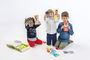 Miniland Juego Emotiblocks 32350 - Figuras para Aprender Emociones con 6 Personajes Intercambiables y Actividades