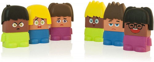 Miniland Juego Emotiblocks 32350 - Figuras para Aprender Emociones con 6 Personajes Intercambiables y Actividades Miniland Juego Emotiblocks 32350 - Figuras para Aprender Emociones con 6 Personajes Intercambiables y Actividades