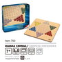 Cayro Juego de Damas Chinas Madera Metal Box