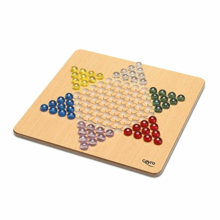Cayro Juego de Damas Chinas Madera Metal Box