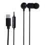 Fonestar sistem Auriculares X3 - N Intraurales con Micrófono, Cable Antinudos, Aluminio, Negro