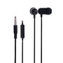 Fonestar sistem Auriculares X3 - N Intraurales con Micrófono, Cable Antinudos, Aluminio, Negro