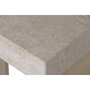 DKD Home Decor Mesa de Comedor Olmo y Mármol Travertino 220x100x76
