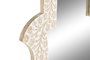DKD Home Decor Espejo Mango Hamsa Blanco 45x60 cm