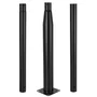 Columna Farola Desmontable Negro Aluminio 3 Metros
