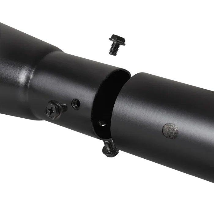 Columna Farola Desmontable Negro Aluminio 3 Metros