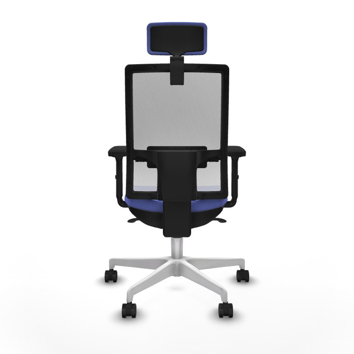 PIQUERAS Y CRESPO Silla de oficina Horna con mecanismo Sincro, Azul claro y Blanco PIQUERAS Y CRESPO Silla de oficina Horna con mecanismo Sincro, Azul claro y Blanco