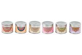 DKD Home Decor Velas Perfumadas Mandala Color Multicolor