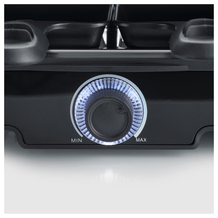 Severin RG 9670 Raclette Grill para 8 personas, Negra