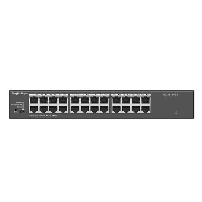 Ruijie RG-ES124G-L Switch 16 Puertos Gigabit Housing Metálico Ruijie RG-ES124G-L Switch 16 Puertos Gigabit Housing Metálico
