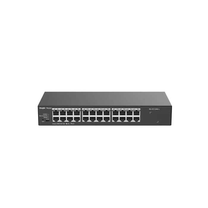 Ruijie Networks RG-ES124G-L Switch No administrado L2 Gigabit Ethernet 24 Puertos Negro