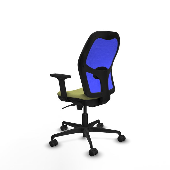PIQUERAS Y CRESPO Silla de oficina Jorquera, Tela Verde oliva y Malla Azul PIQUERAS Y CRESPO Silla de oficina Jorquera, Tela Verde oliva y Malla Azul