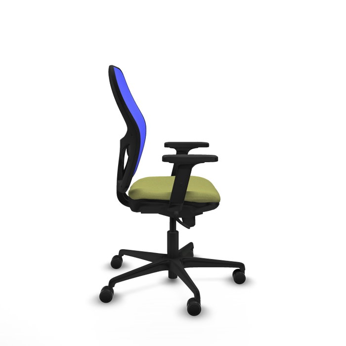 PIQUERAS Y CRESPO Silla de oficina Jorquera, Tela Verde oliva y Malla Azul PIQUERAS Y CRESPO Silla de oficina Jorquera, Tela Verde oliva y Malla Azul