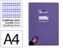 Liderpapel Cuaderno Espiral Pautaguía A4 Tapa Dura Lila