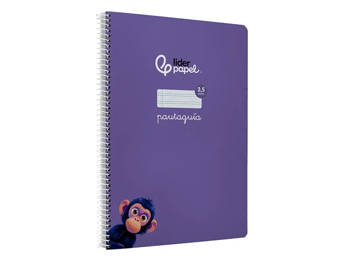 Liderpapel Cuaderno Espiral Pautaguía A4 Tapa Dura Lila Liderpapel Cuaderno Espiral Pautaguía A4 Tapa Dura Lila