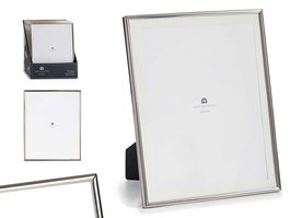 Giftdecor Portafotos Acero Plateado 20x25 cm (Set de 12)