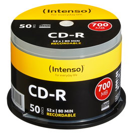 Intenso CD-R 700MB 52x 50 unidades
