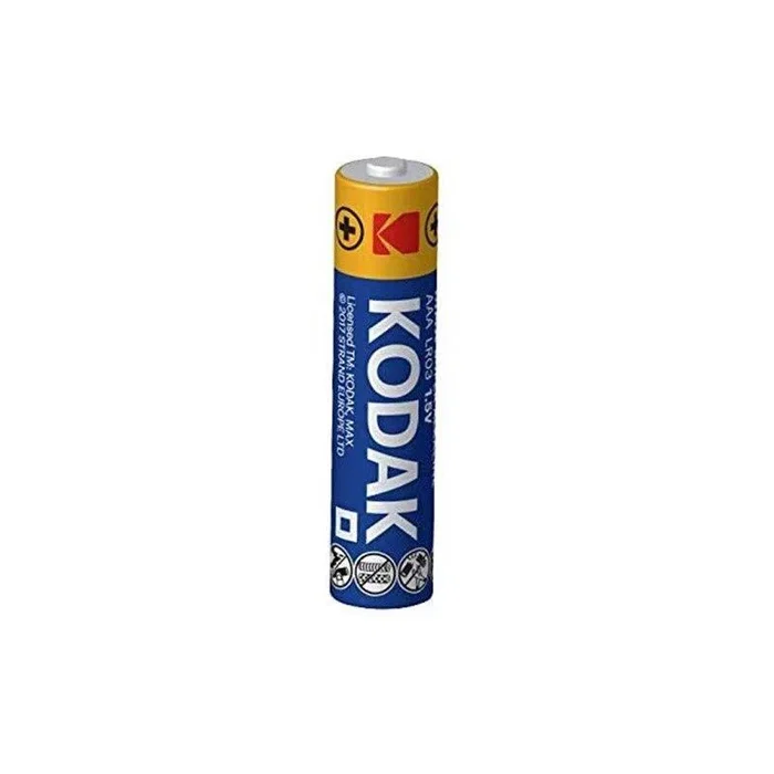 Kodak Pilas AAA Alcalinas MAX Super Power 1.5V, Blister de 4 Unidades