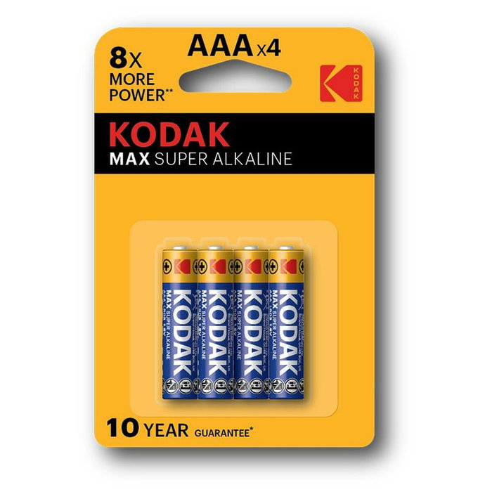 Kodak Max AAA LR3 1.5V 4 unidades Kodak Max AAA LR3 1.5V 4 unidades