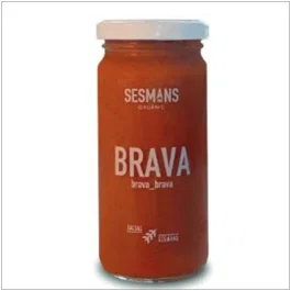 SESMANS Salsa Brava 240 ml - Salsa Picante Natural Bio