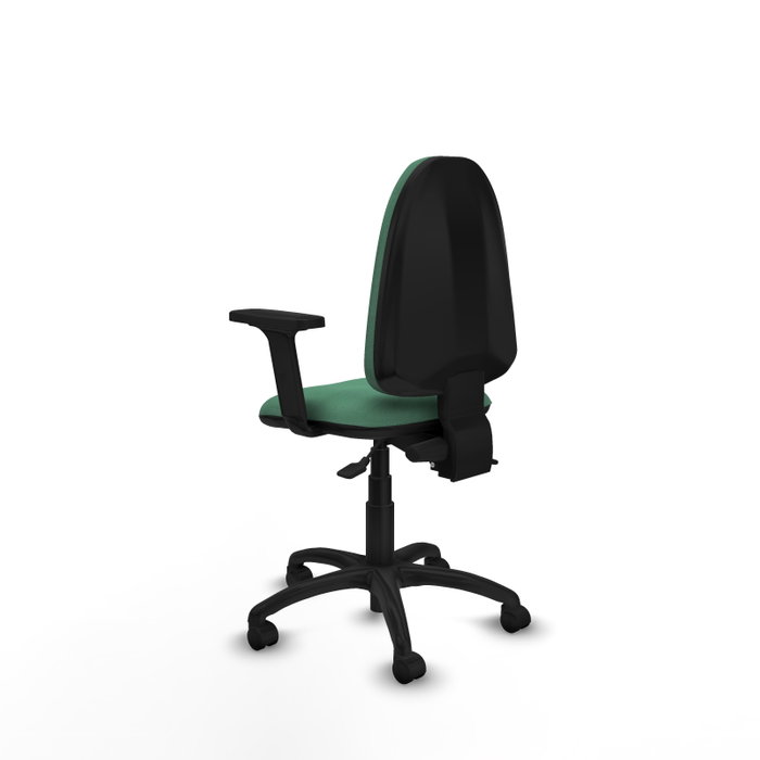 PIQUERAS Y CRESPO Silla de oficina Aýna Verde esmeralda con mecanismo Asincro