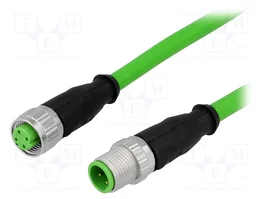 HARTING Cable para sensores M12 4 pines 7,5m