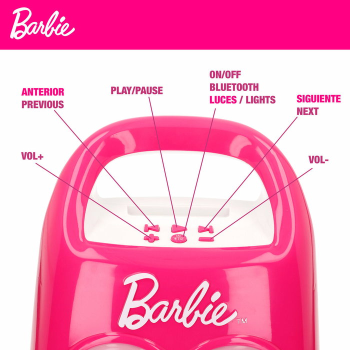 Micrófono Karaoke Barbie