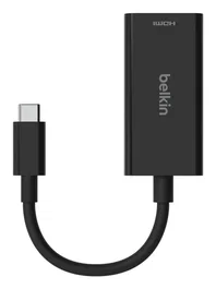 Belkin AVC013BTBK Cable Adaptador USB-C a HDMI 2.1, 8K a 144Hz, 2m, Conector USB-C Macho a HDMI Hembra, Negro