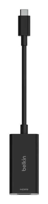 Belkin AVC013BTBK Cable Adaptador USB-C a HDMI 2.1, 8K a 144Hz, 2m, Conector USB-C Macho a HDMI Hembra, Negro